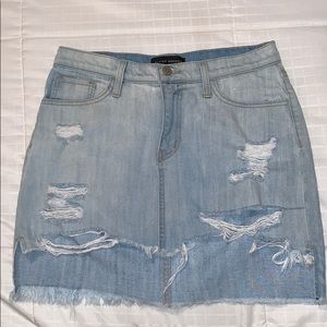 Mini jean skirt!